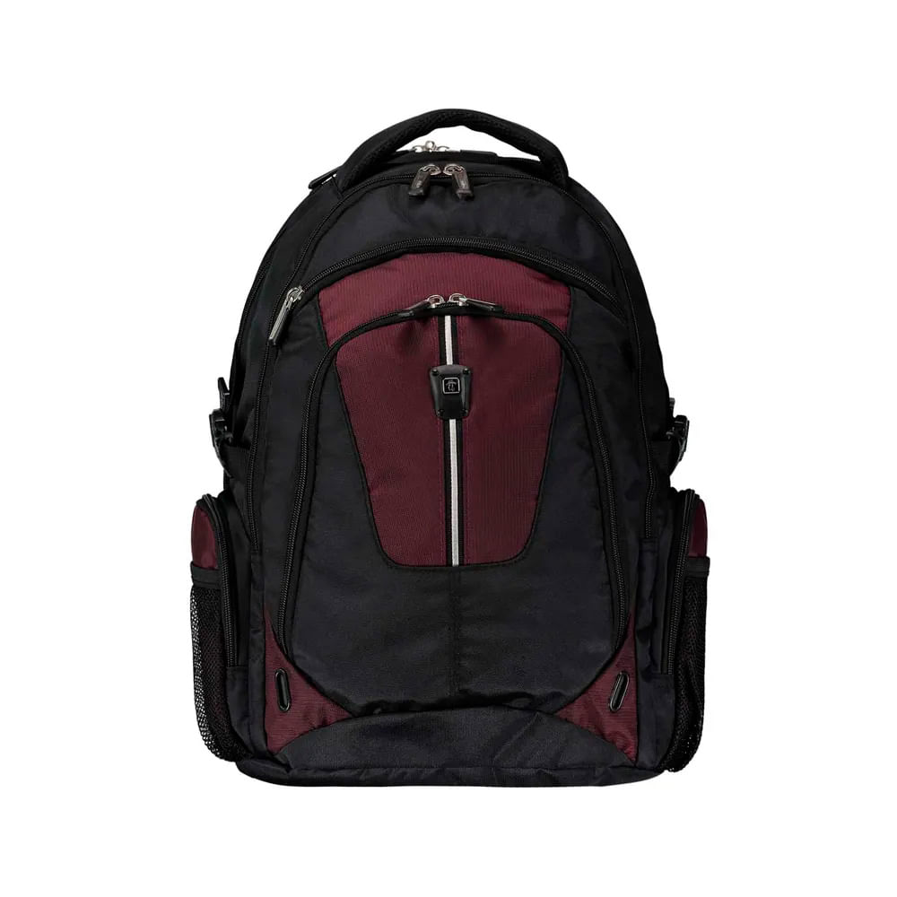 Mochila para Hombre Totto Antrus P50377 | Color Negro con Vino  7704758158510-W - creditoseconomicos