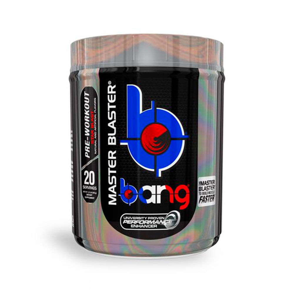 Aminoácido Bang PreWorkout Master Blaster Star Blast Aminoácido Bang PreWorkout Master Blaster Star Blast