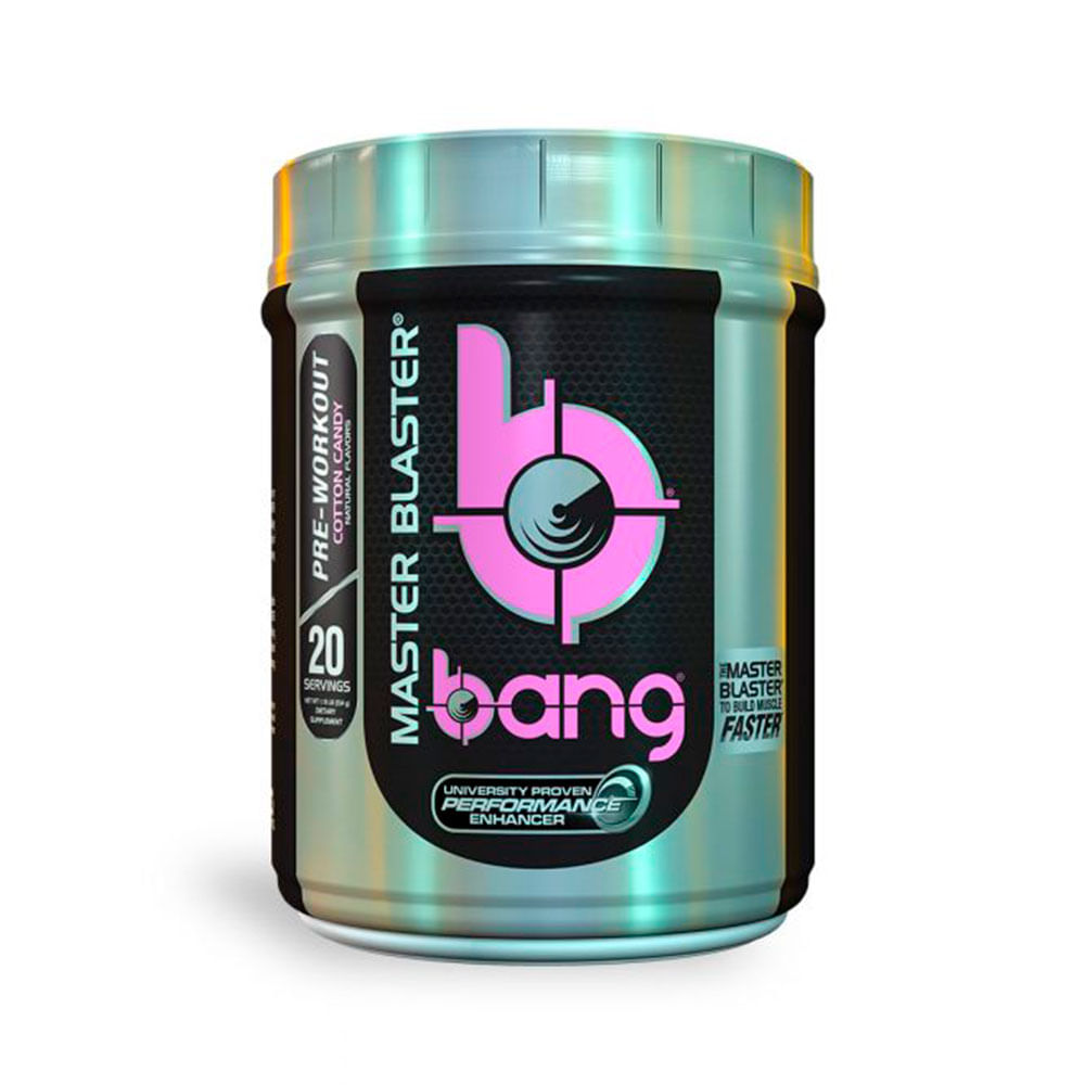 Aminoácido Bang PreWorkout Master Blaster Cotton Candy Aminoácido Bang PreWorkout Master Blaster Cotton Candy