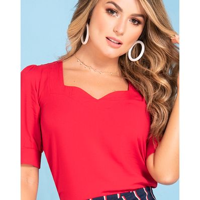 blusas color rojo