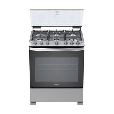 COCINA A GAS WHIRLPOOL LWFR3310D SILVER 76 CM 6 QUEMADORES ENCENDIDO  ELÉCTRONICO | Kissu