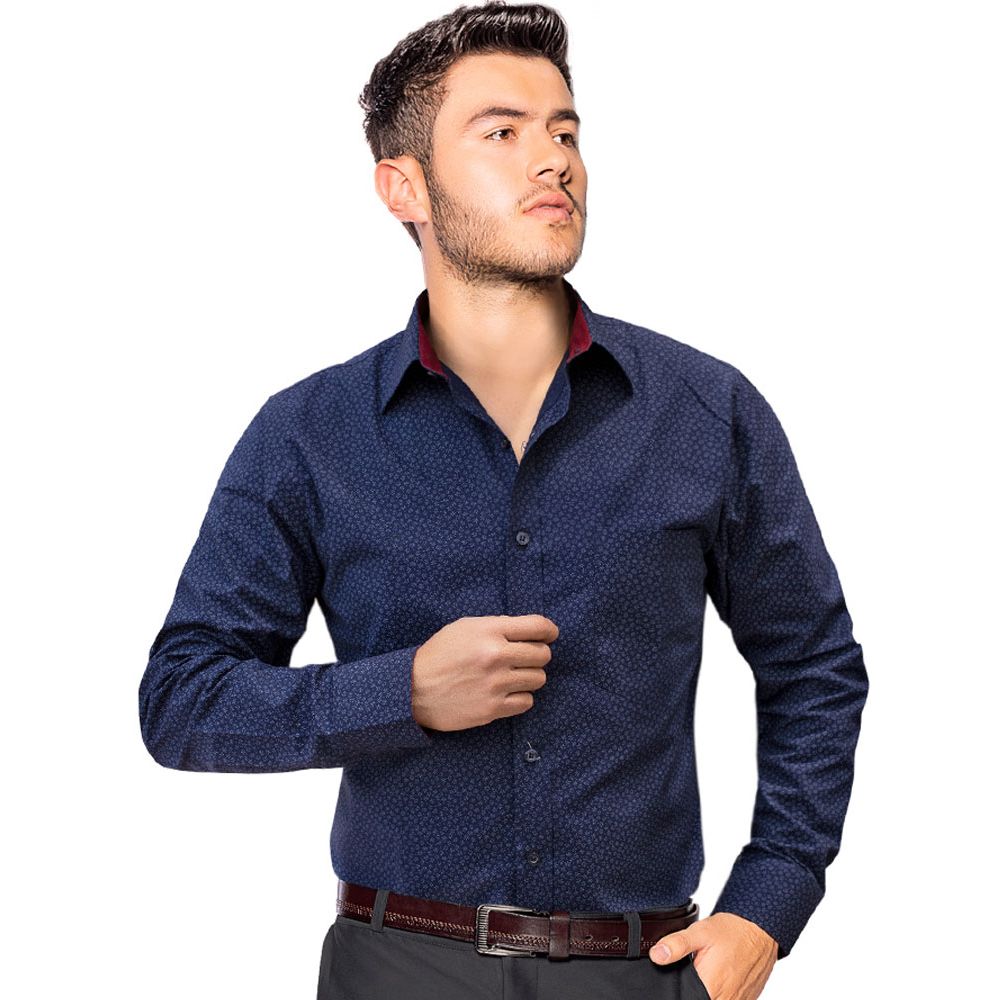 camisa color azul marino