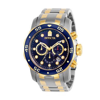 Reloj para Invicta Pro Diver Men 0077 P43345 | Acero Inoxidable Color Gold Blue - creditofacilito