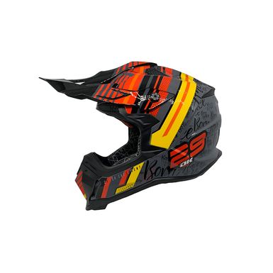 Casco-DK-Cross-JH601-Negro-Brillante