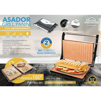 Asador Grill Home Elements HE-215