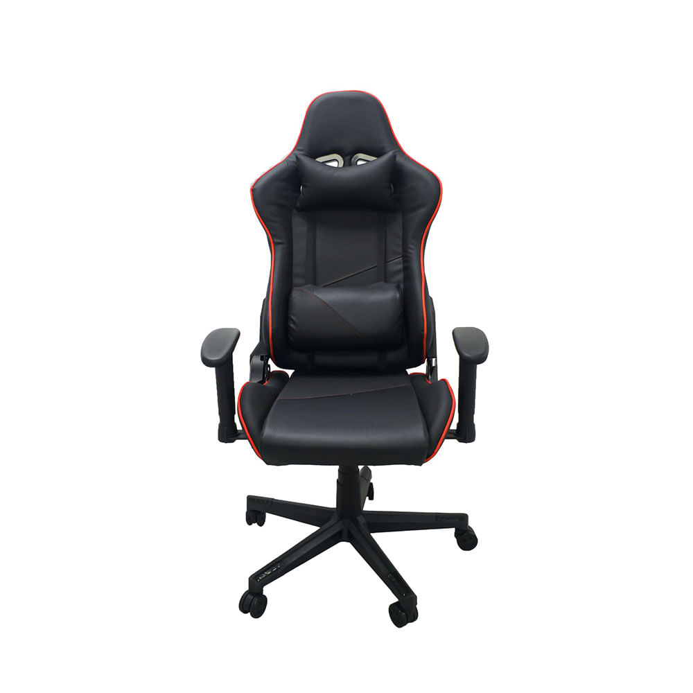 Silla Gamer Xtratech Xfire P17 Ergonómica Color Negro con Rojo