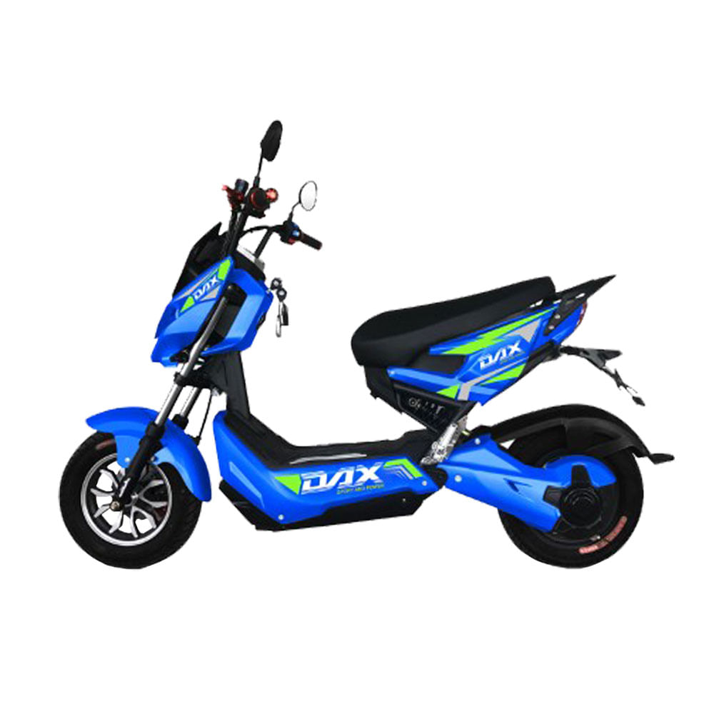 Scooter Eléctrico Dax EM04 P8765 75 Km 1200 Watts Color Azul